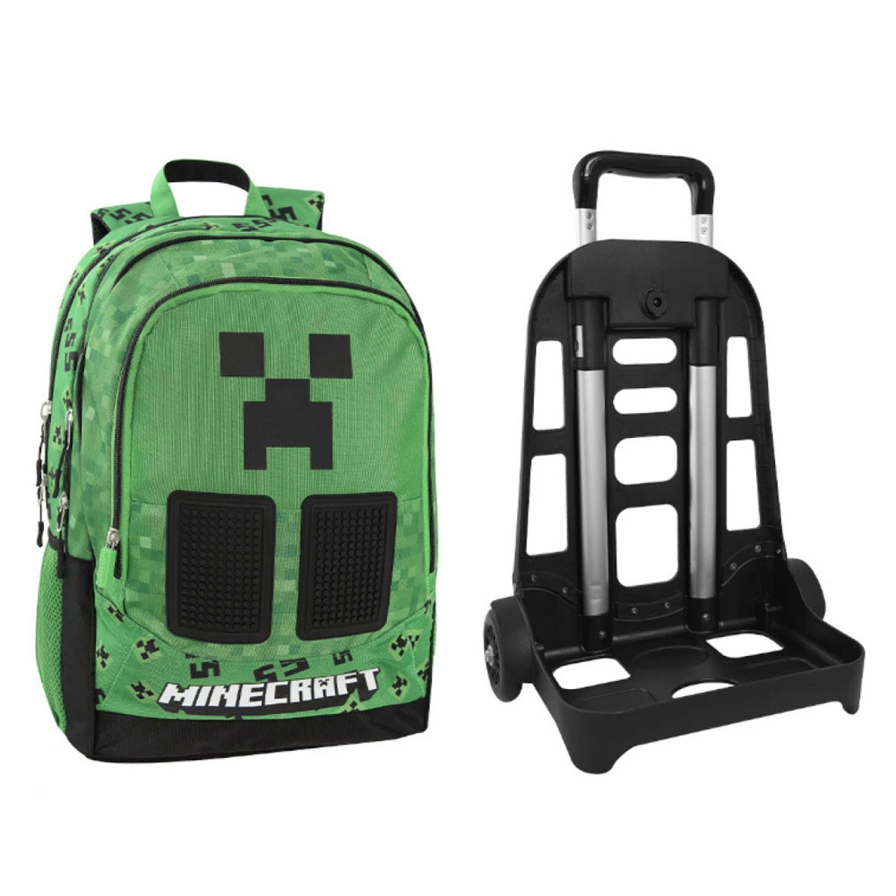 Trolley con Zaino Sganciabile Premium Minecraft 2024